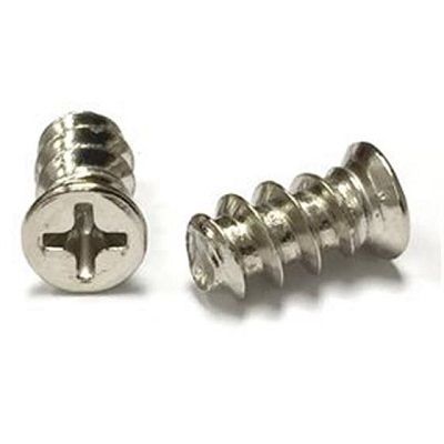 Chrome 8G x 16mm chipboard screws with countersunk heads for cabinet assembly, woodworking and DIY projects