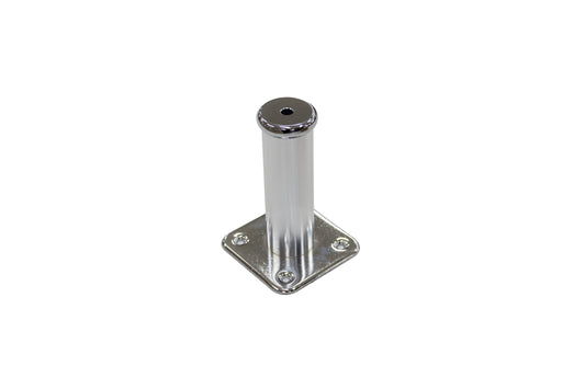 150mm chrome plated adjustable furniture leg for cabinets, vanities and custom furniture projects.