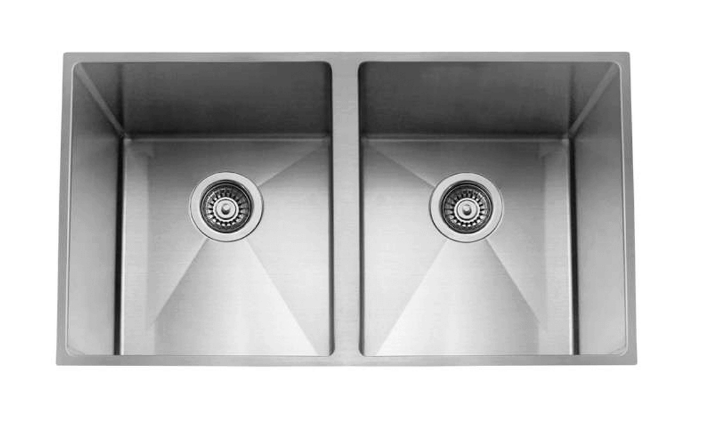 Premium Double Bowl Undermount Kitchen Sink – 18/10 Stainless Steel, Satin Finish