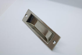 Brushed Silver Flush Pull Handle 33mm