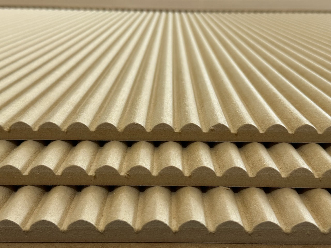 Ribbed MDF Panels 18mm | Custom MDF Panels | Imperial Glass and Timber