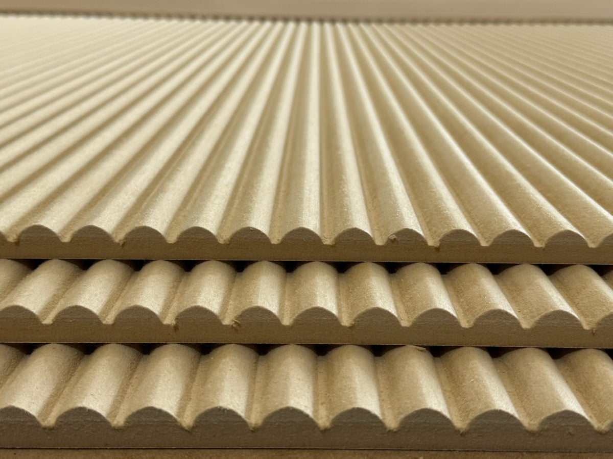 Ribbed MDF Panels 18mm | Custom MDF Panels | Imperial Glass and Timber