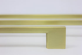 Brushed Gold Craftline D Handle - Contemporary Kitchen Handle
