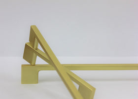 Brushed Gold Craftline D Handle - Contemporary Kitchen Handle