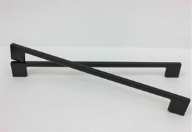 Matt Black Craftline D Handle - Contemporary Kitchen Handle