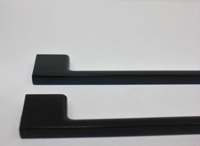 Matt Black Craftline D Handle - Contemporary Kitchen Handle