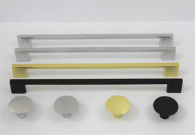 Brushed Gold Craftline D Handle - Contemporary Kitchen Handle