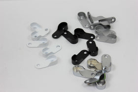 Oval End Flange | 16mm | Brushed Silver