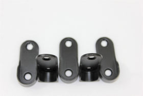 Oval End Flange | 16mm | Brushed Silver