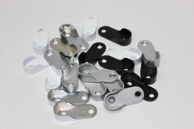 Oval End Flange | 16mm | Brushed Silver
