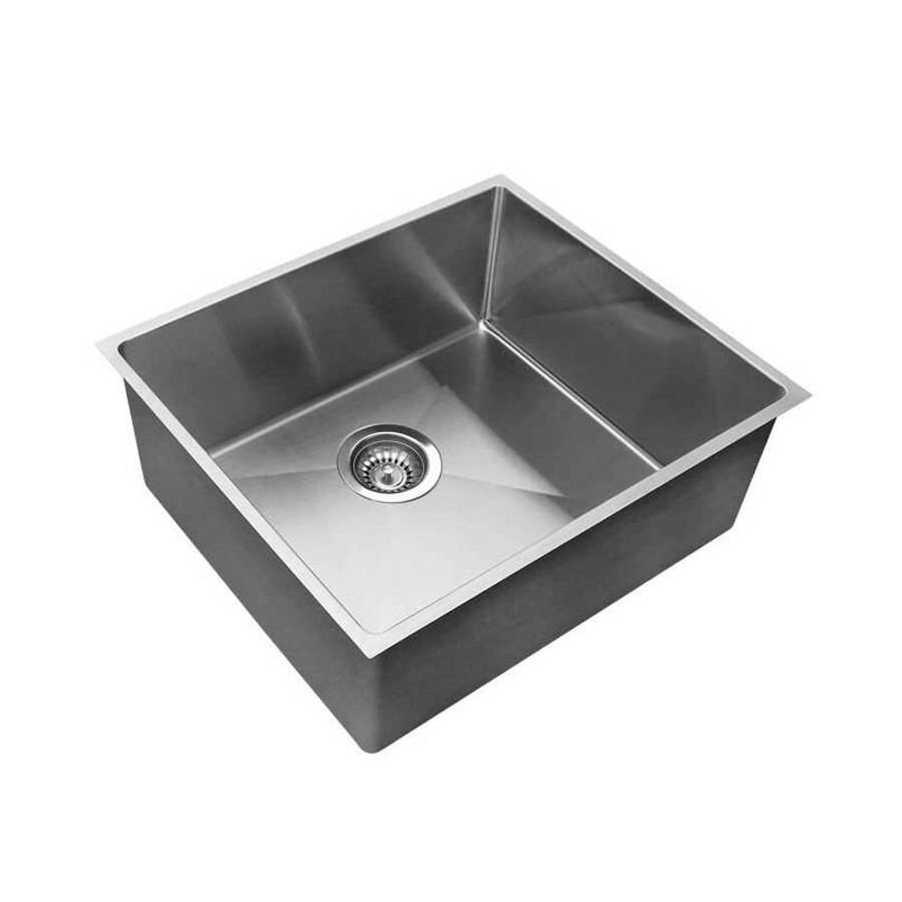 Single Bowl stainless under-mount sink -600 cabinet - Imperial Glass and Timber