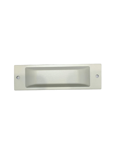 White Flush Pull Handle 33mm