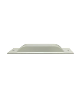 White Flush Pull Handle 33mm