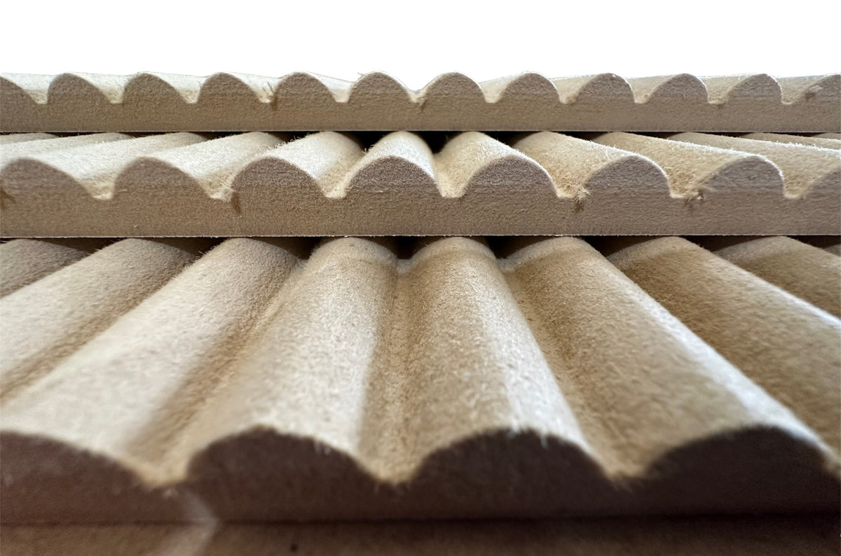 Ribbed MDF Panels 18mm | Custom MDF Panels | Imperial Glass and Timber