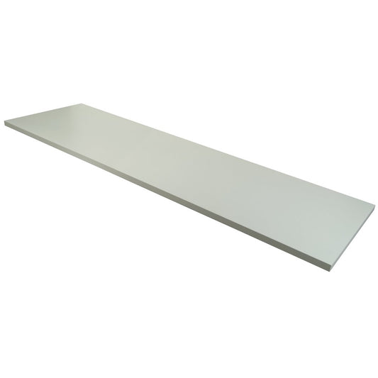 Pre-drilled wardrobe shelving divider panel with double-sided drilling for custom wardrobe organisation, closet partitions, and shelving installations.