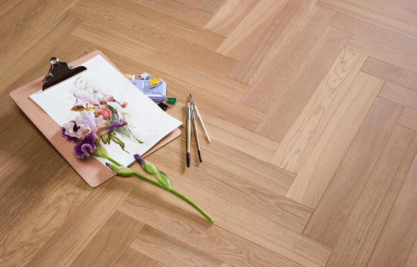 Raw Sienna | Herringbone Engineered Flooring