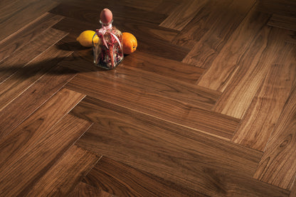 American Walnut - Herringbone Engineered Flooring - Coswick