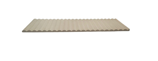 Ribbed MDF panels 38mm – decorative engineered wood wall panels with bold 38mm ribbed profile, ideal for interior feature walls, living rooms, offices, retail spaces, and architectural wall cladding applications with a paintable moisture resistant MDF surface finish
