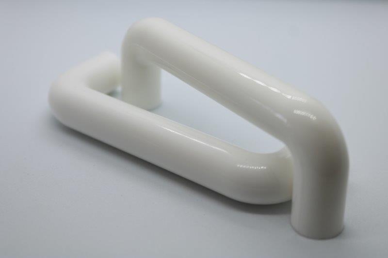 White Plastic Round Handle 96mm
