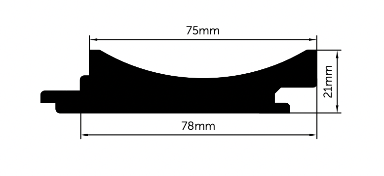 Shade 2.7m - 78mm x 21mm Porta Timber Battens