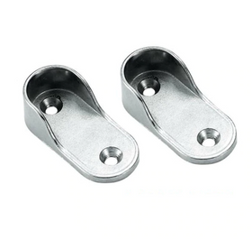 Oval end Flange | 16mm | Chrome