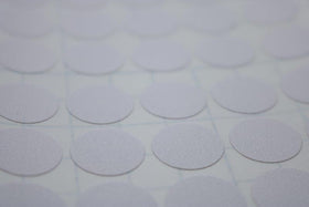 White Screw Cap Stickers - 15mm Diametre