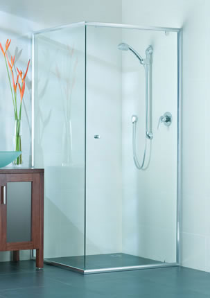 Semi-Frameless shower screen - Imperial Glass and Timber