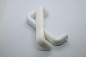 White Plastic Square Handle 96mm