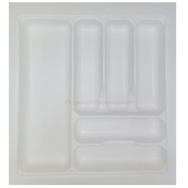 White Cutlery Tray 435mm x 450 - Imperial Glass and Timber