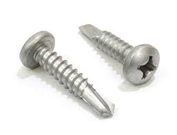 10G x 16mm Chrome Self Tapping Screws - Imperial Glass and Timber