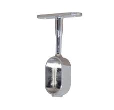 Oval Pillar End | 16mm | Chrome