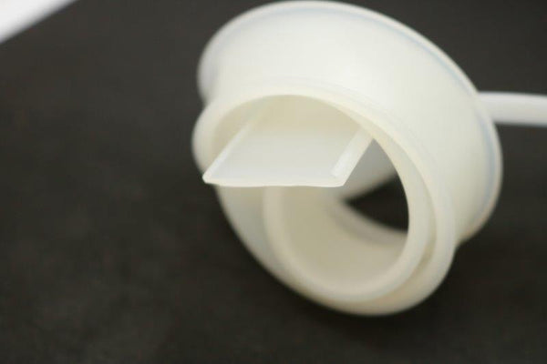 White glazing buffer roll for wardrobe doors and glass panel installation, 150m length