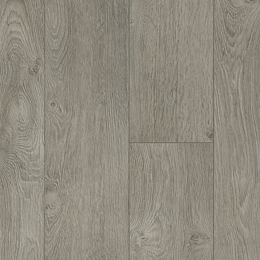 White Oak 12mm laminate flooring with a natural timber look, durable scratch-resistant surface, DIY click lock installation, and low-maintenance finish for contemporary homes.
