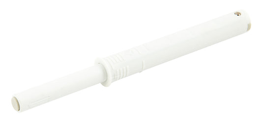 70mm white push to open tip-on latch system for handleless kitchen cabinets and cupboard doors
