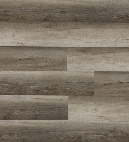 Windsor oak-look 9mm hybrid flooring with rigid core construction, waterproof performance, scratch resistance, and a realistic timber appearance.