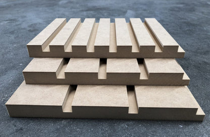 60mm | Battened MDF Panels