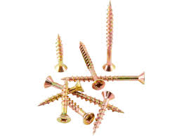 8G x 75mm zink plated countersunk screws
