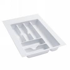 White Cutlery Tray 435mm x 450 - Imperial Glass and Timber